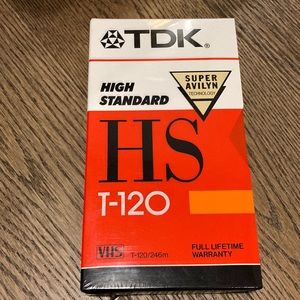 Video cassette tape. NWOT. TDK.